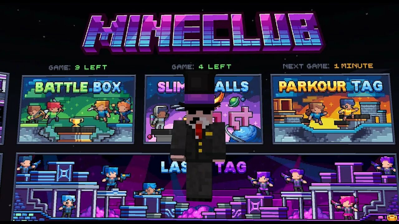 Mineclub. Mineclub IP. Mineclub Store. Новый режим: Battlebox Minecraft.