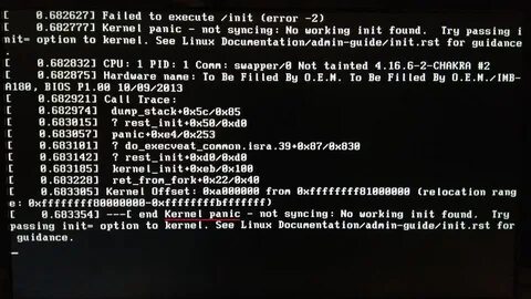 Kernel failure