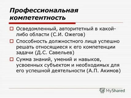 Понятие профессионального стиля