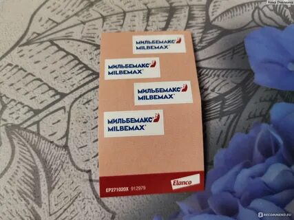 После приема мильбемакс
