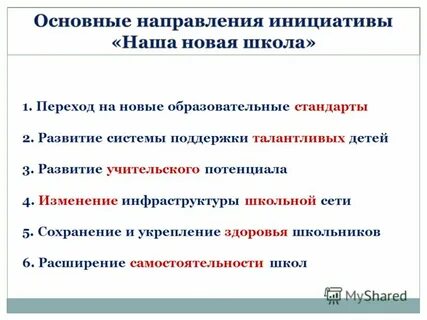 Направление инициативы