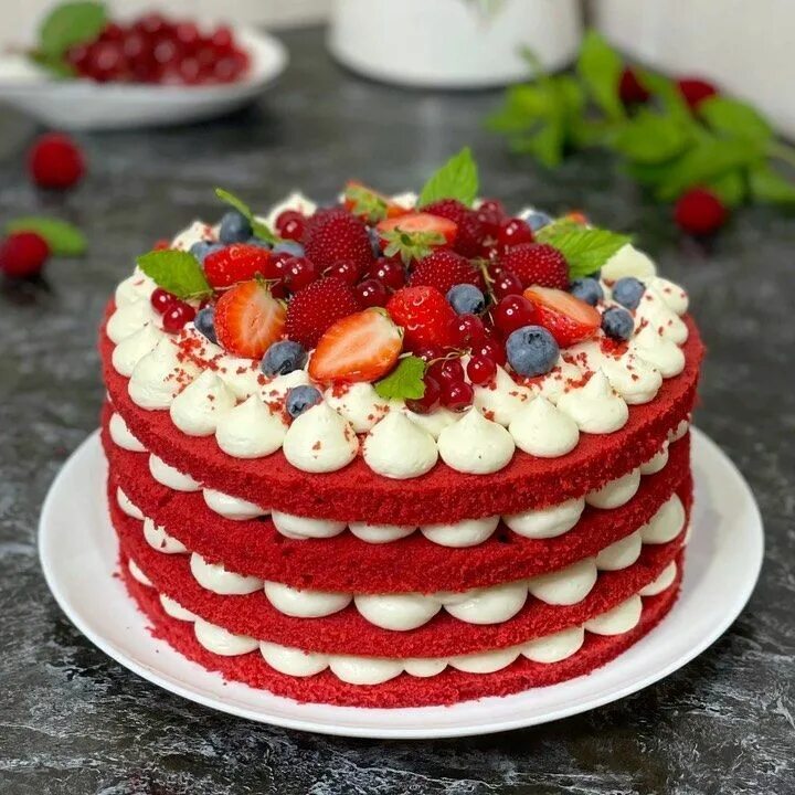 Красный Бархат/Red Velvet Cupcake cakes, Easy cake recipes, Cake