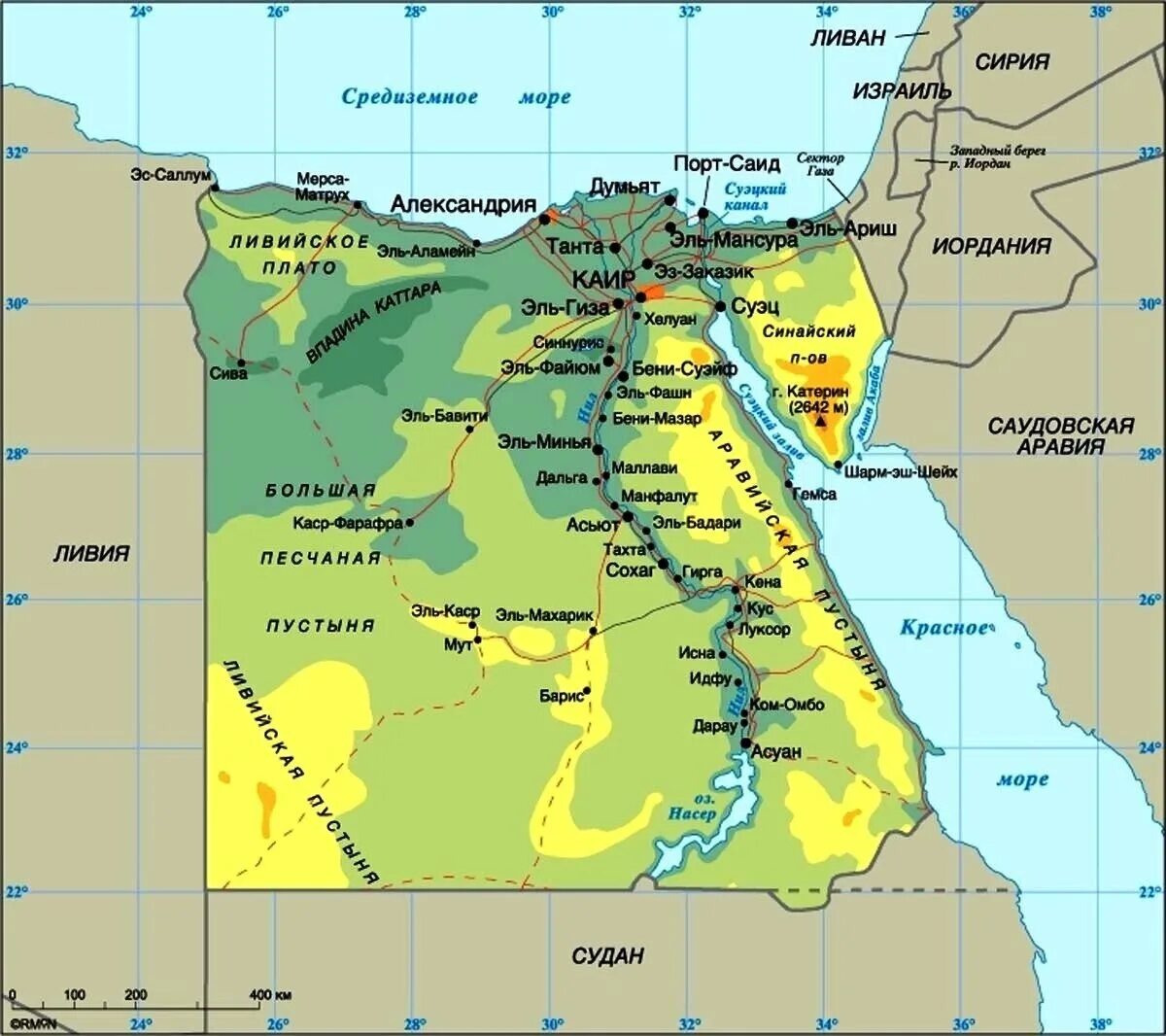Синайский полуостров на карте Египта. Карта Египта на русском языке с городами подробная. Карта Египта на русском языке с городами. На карте Египет на карте. Сколько городов в египте