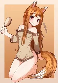 Аниме волчица и пряности Холо фото.