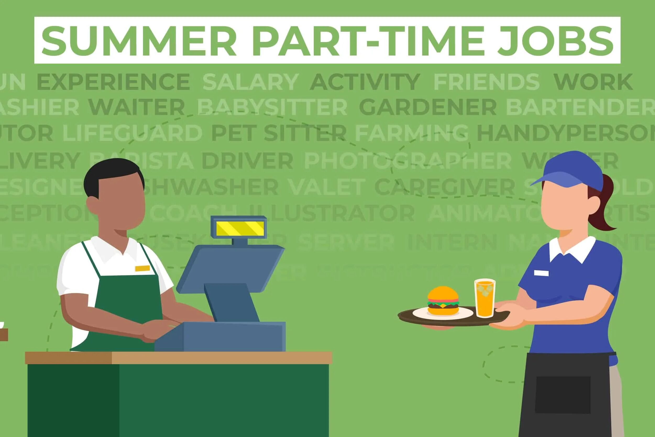 She to work part time. Part time jobs for students. work part time. part time job.