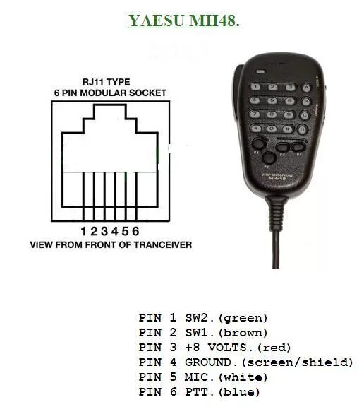 Распайка микрофона радиостанции dr 140 KMC-30 8-Pin Handheld Microphone Clip for KENWOOD TK7302 TK7360 TK8360 Radio eBa
