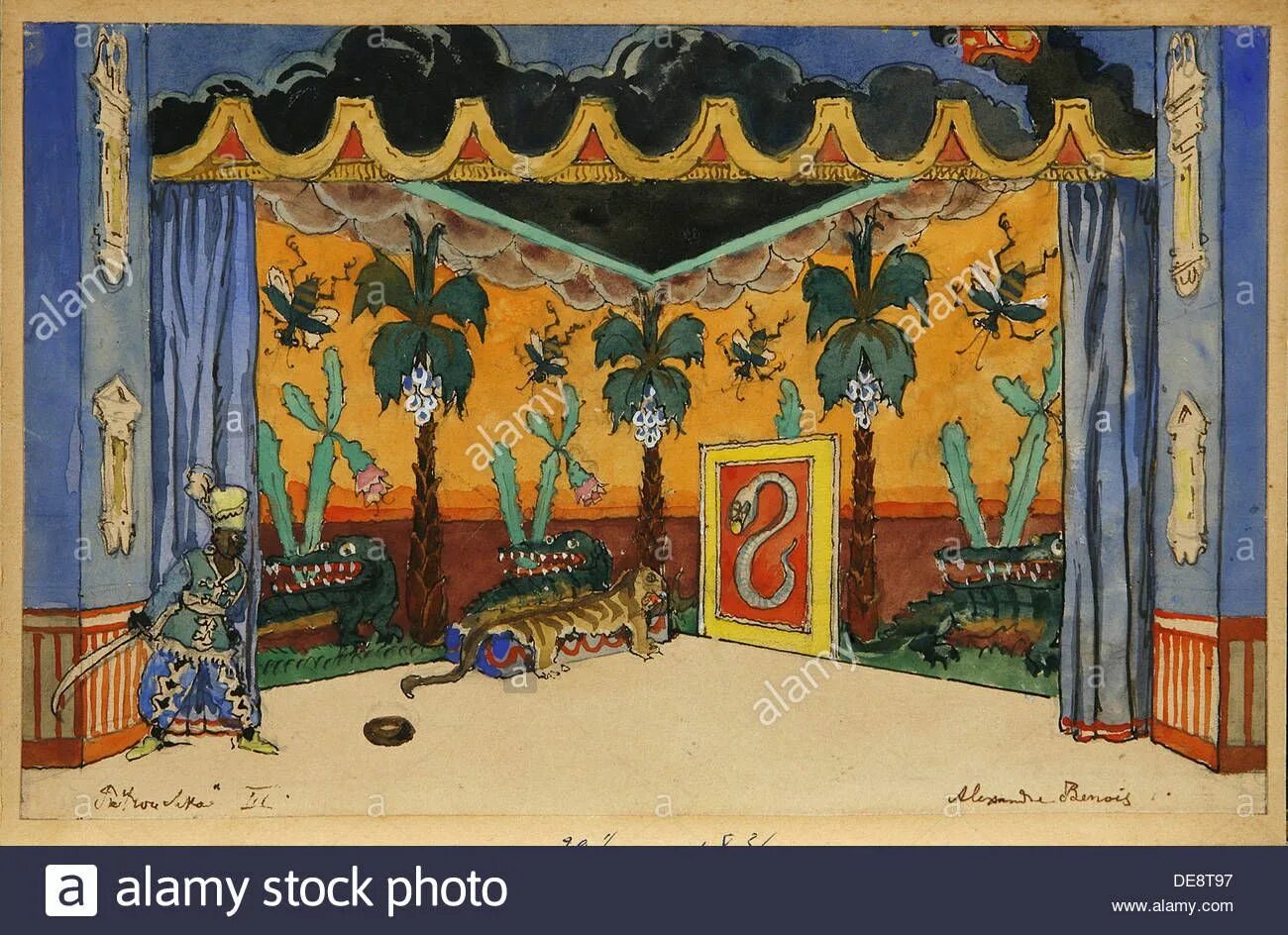 Петрушка стравинский бенуа. Дягилев ода декорации. Бенуа декорации к балету петрушка. Екорации к балету и. Бенуа декорации к балету петрушка.