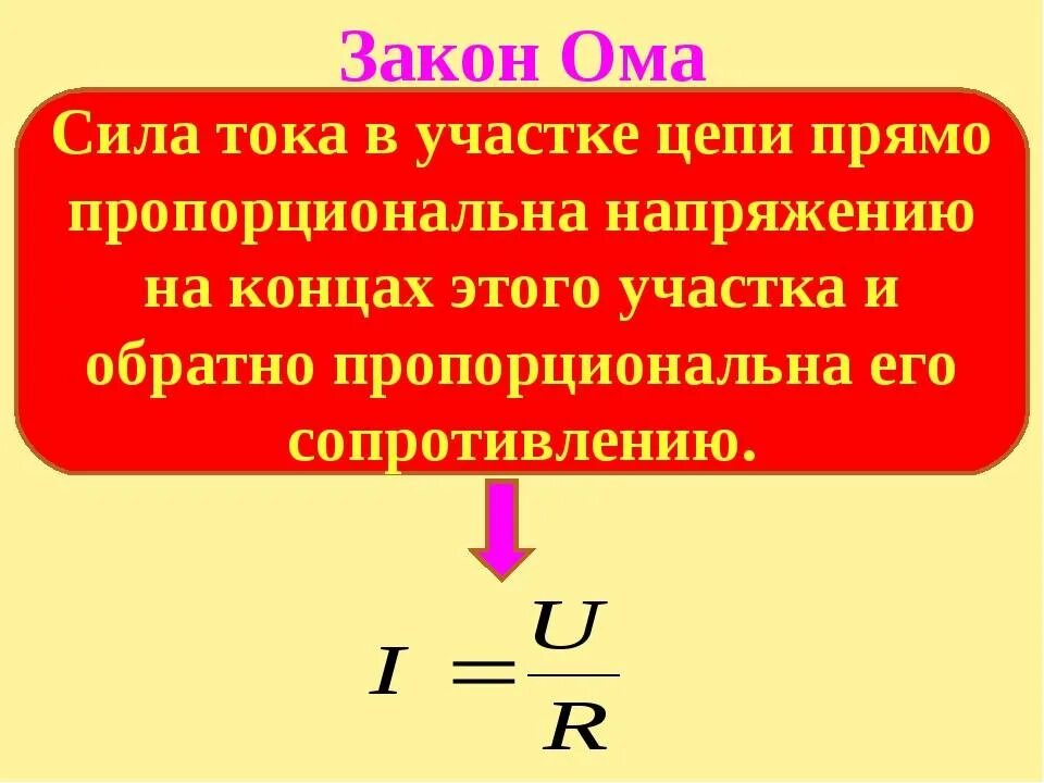 Как найти ом формула. Формула зависимости сопротивления напряжения и силы тока. напряжение формула закон ома. электрическая цепь для определения силы тока и напряжения. напряжение по закону ома для участка цепи формула.