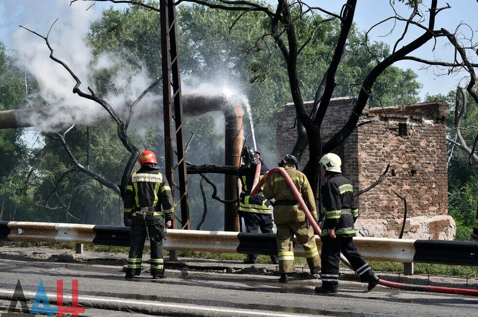 Пожар на газопроводе. Тушение газопроводов