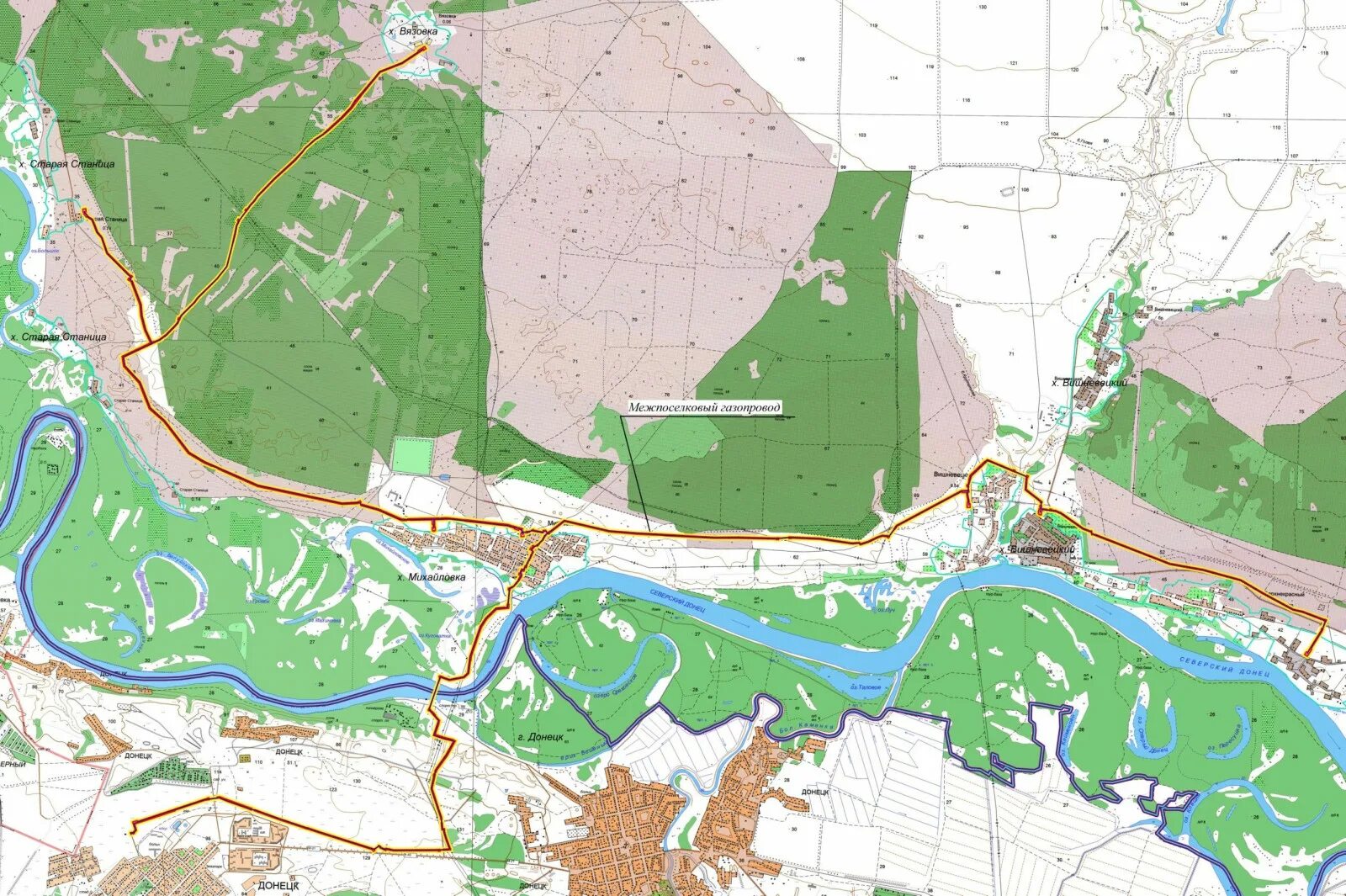 Газ в каменском. Верхнекрасный Каменский район Ростовская. Михайловка Каменский район Ростовская область. Газовые магистрали в Ростовской области. Межпоселковый газопровод.