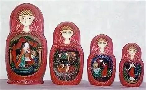 Сапожки матрешки