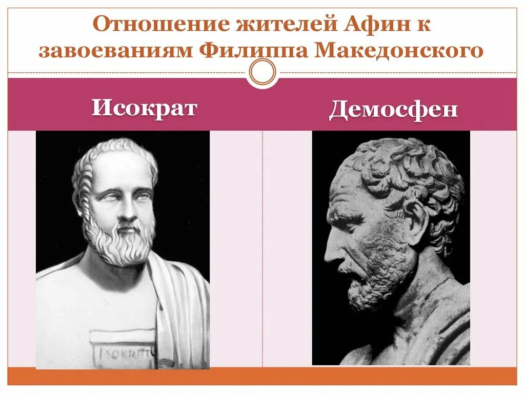 В чем причина военных побед филиппа македонского. Исократ и Демосфен. Взгляды Исократа и Демосфена.
