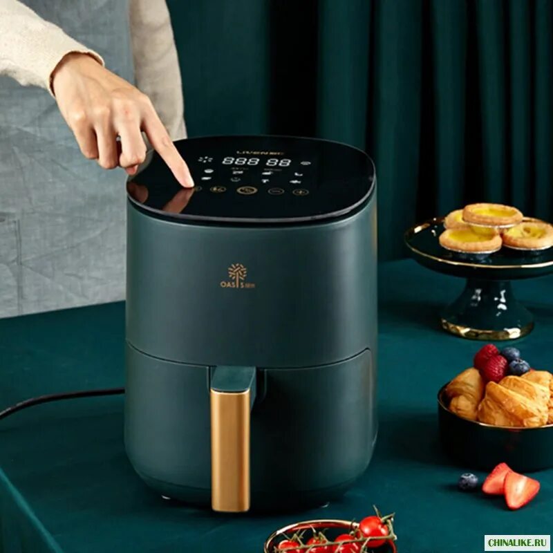 Воздушная фритюрница. Фритюрница Xiaomi liven g-5. Аэрофритюрница Xiaomi Smart Air Fryer. Аэрофритюрница liven g‑5 Oasis.