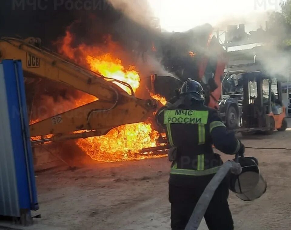 Что горит в калуге сейчас