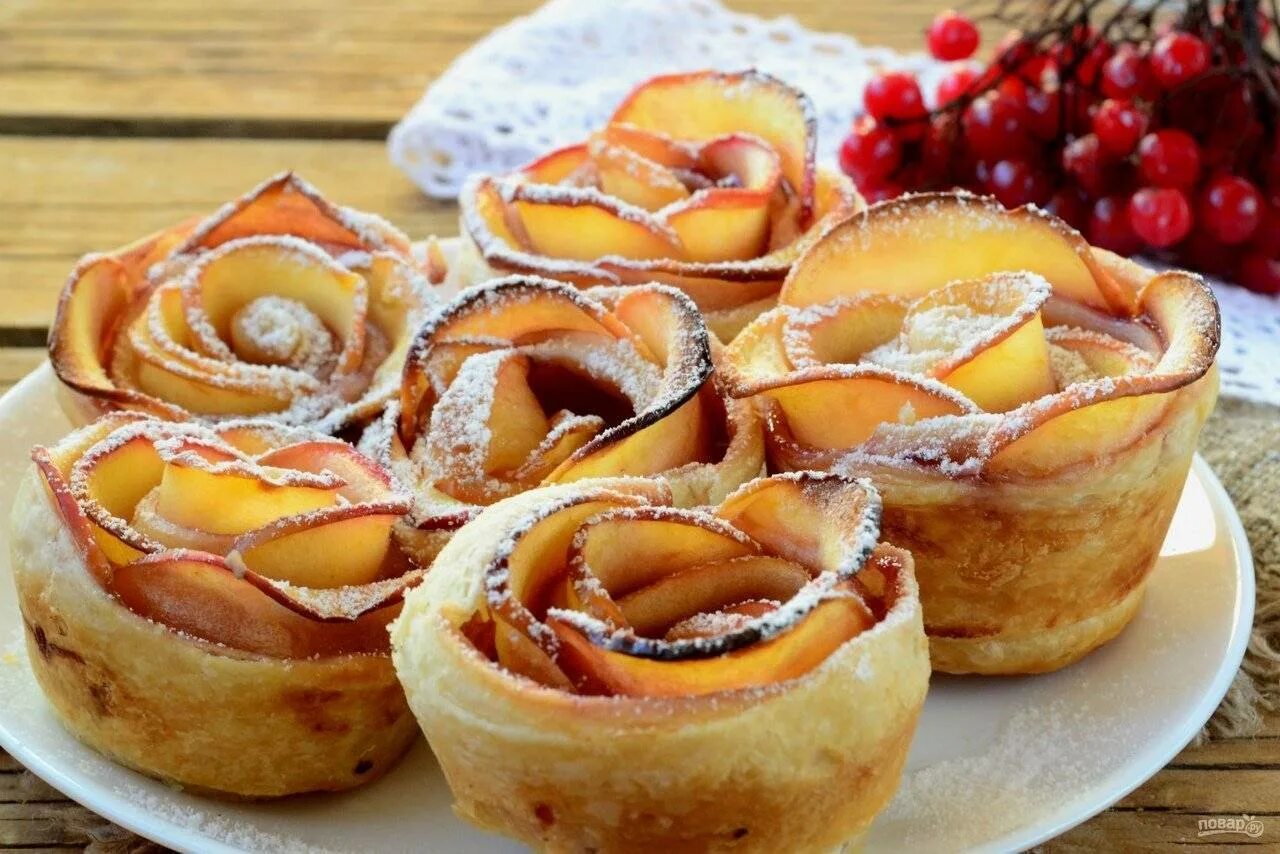 Вкусная выпечка. Интересная выпечка. Праздничная выпечка. Красивые блюда из яблок