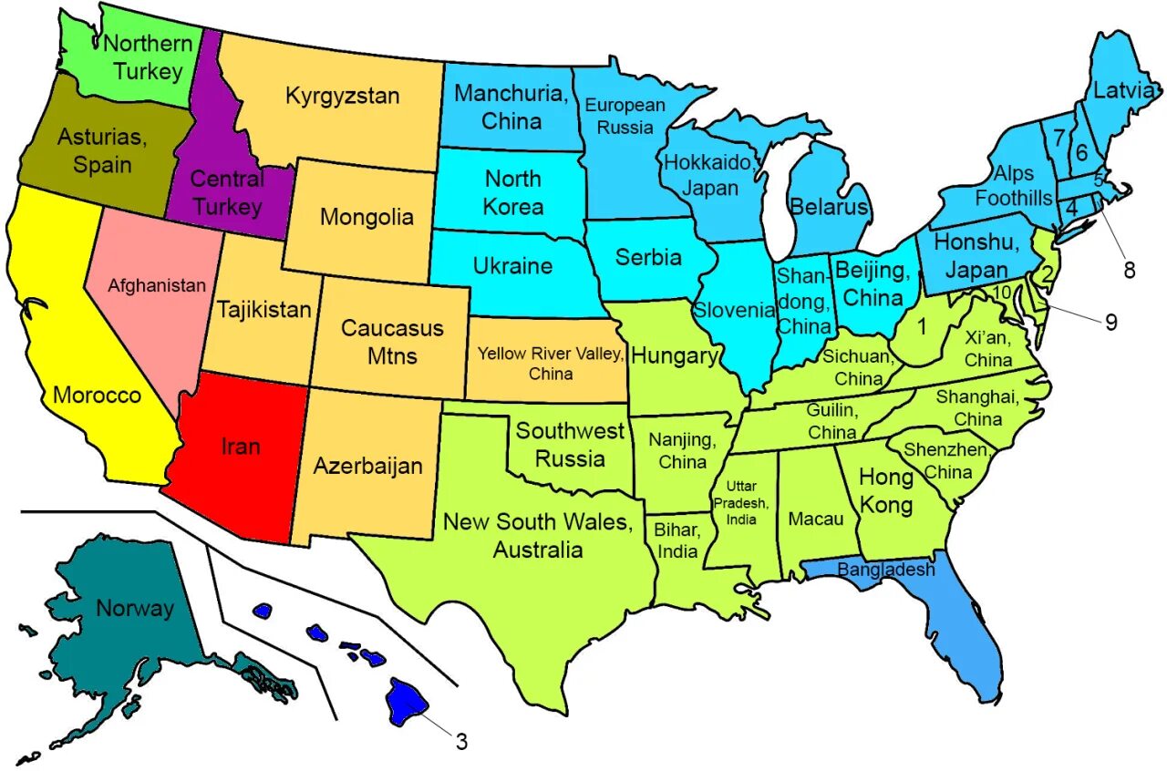 States formed. Карта США со Штатами. Карта Америки со Штатами. Карта Штатов США 2022. Северные штаты США на карте.