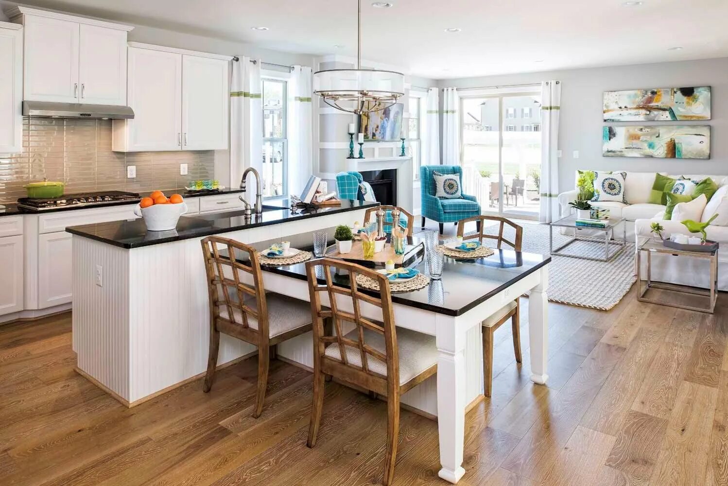 Pin by Alina Kochariants on Kitchen Kitchen island dining table, Kitchen renovat