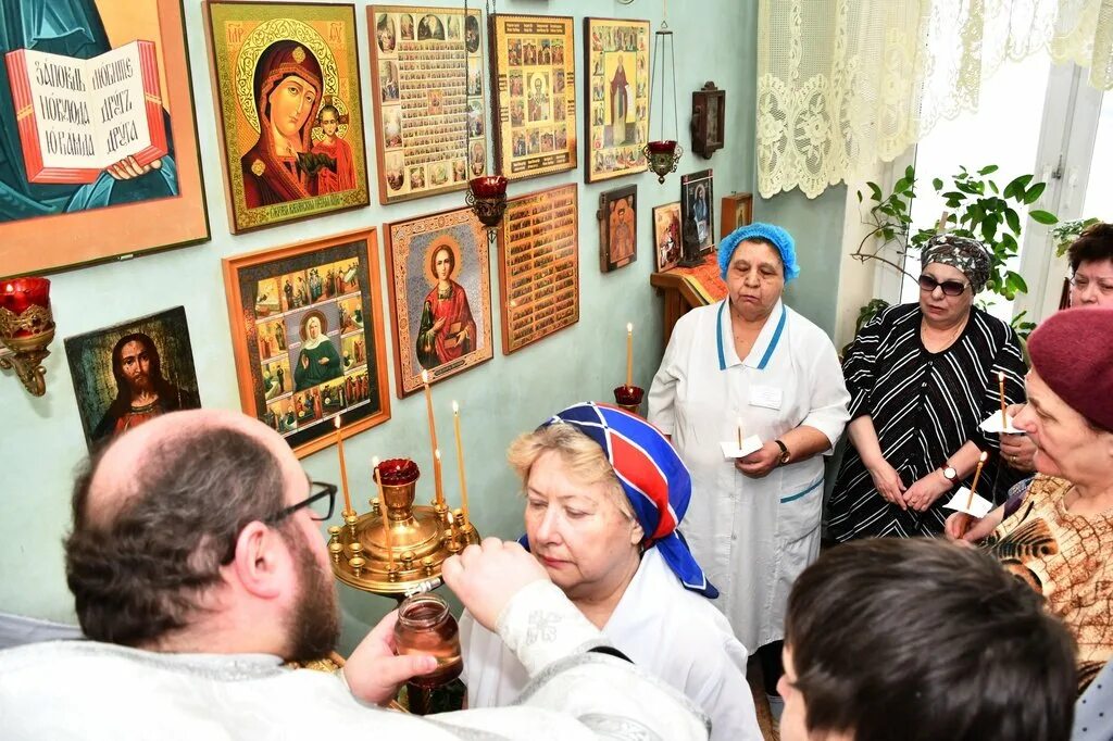 Соборование в больнице
