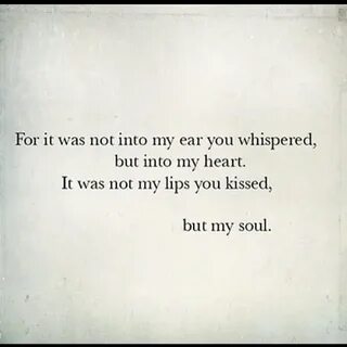 Into my heart