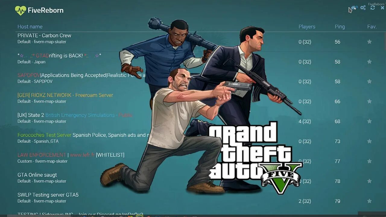 GTA 5 Reborn. Игра фивем.