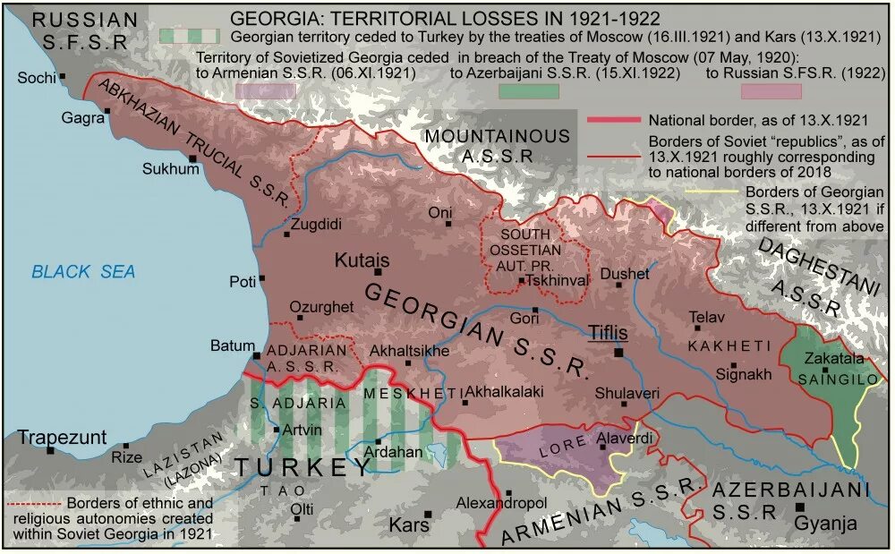 В грузию после абхазии. Карта Грузии 1921. 1918 Год Армения Грузия на карте. Карта Грузии 1918. Карта Грузии 1921 года.