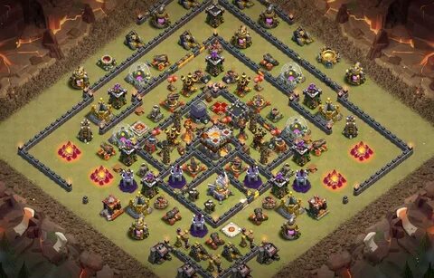 Clash of clans расстановка лучшие расстановки