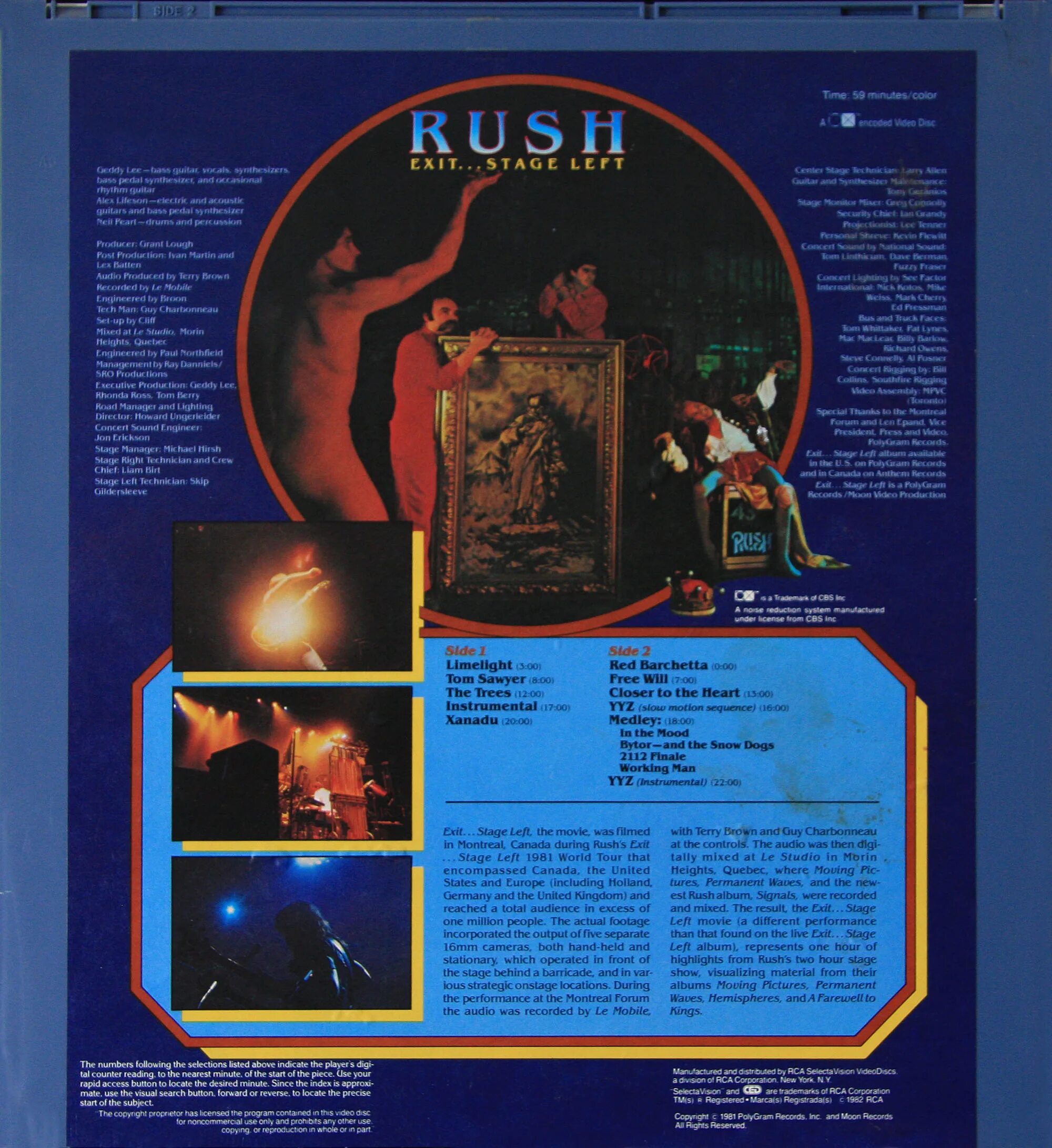 Exit stage left - rush tribute musician. Stage left. Rush exit stage left 1981. Rush 1981. Exit stage left.