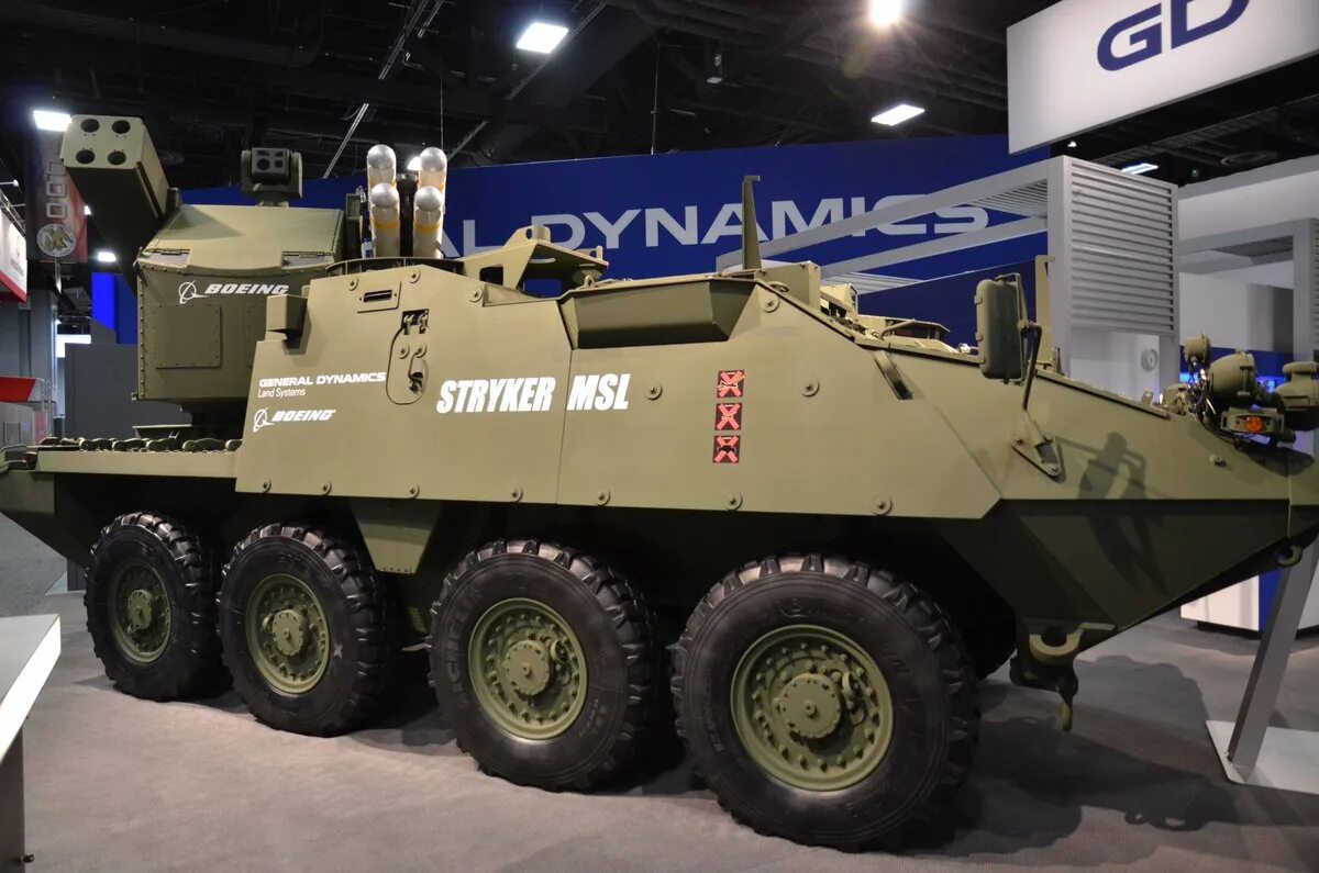 БТР Stryker a1. Страйкер SHORAD. Броневик Stryker MSL. Stryker ПВО. Новый страйкер