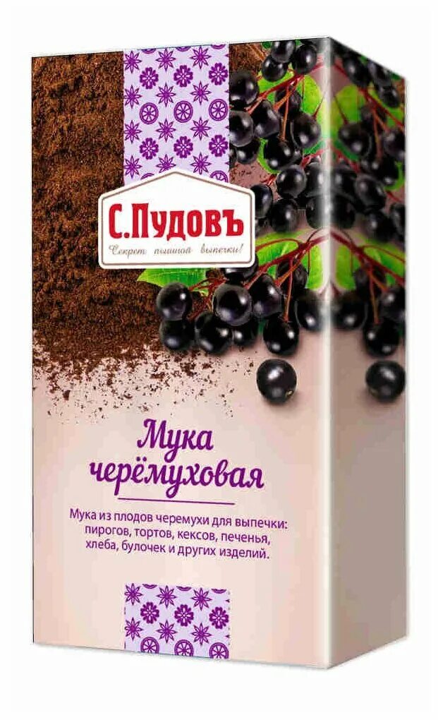 Черемуховая мука купить. Мука с.Пудовъ Черемуховая 150г. Пудовъ мука Черемуховая. Черемуховая мука пудов. Мука из черемухи.