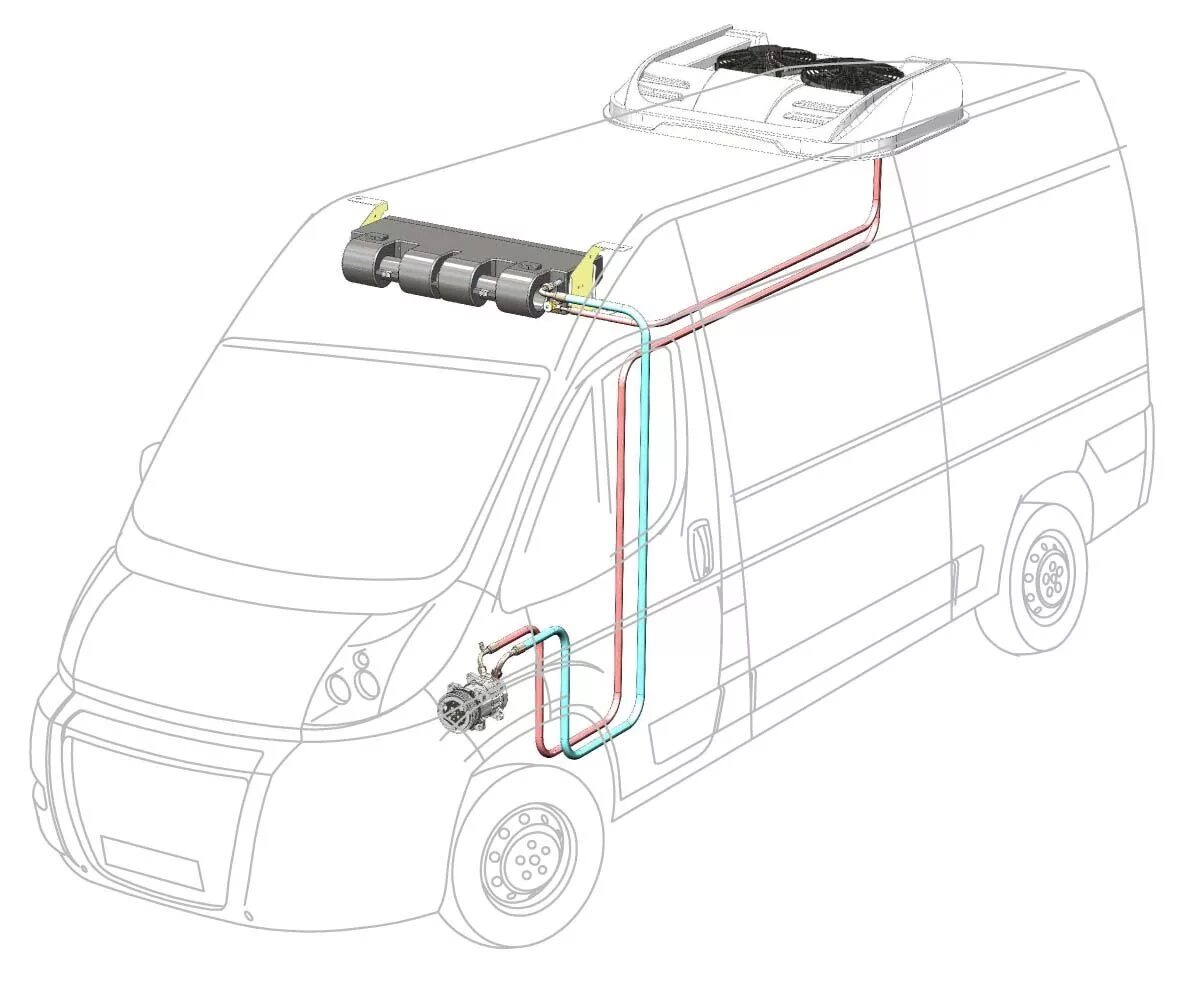 Форд транзит устройства. Накрышный кондиционер на Газель Некст. Кондиционер накрышный Форд Транзит. Система кондиционирования Пежо боксер 3. Система кондиционера Газель Некст.