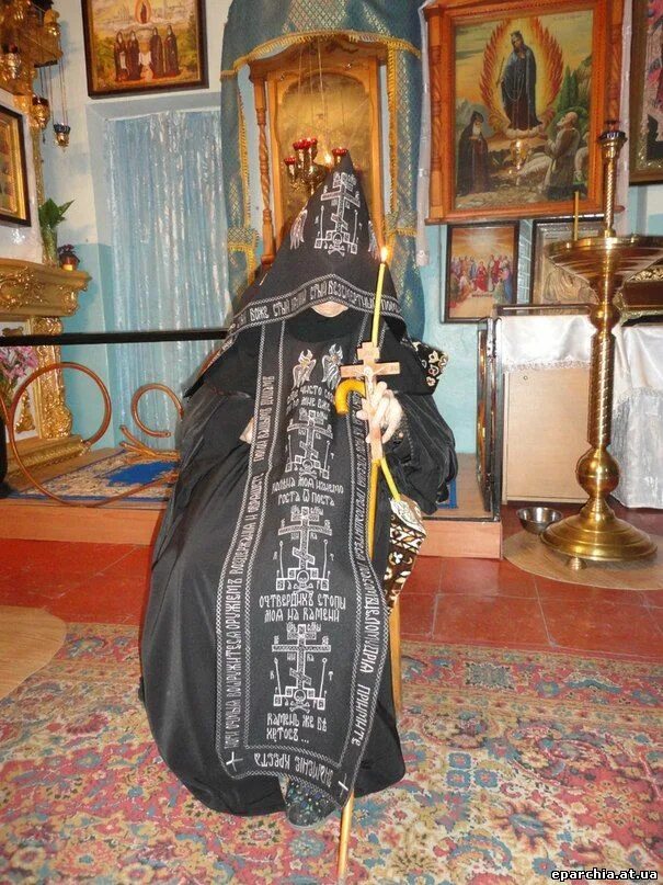 Куколь схимника. Великая монашеская схима. Великая монашеская схима. Ряса схимонаха. Великая схима монаха.