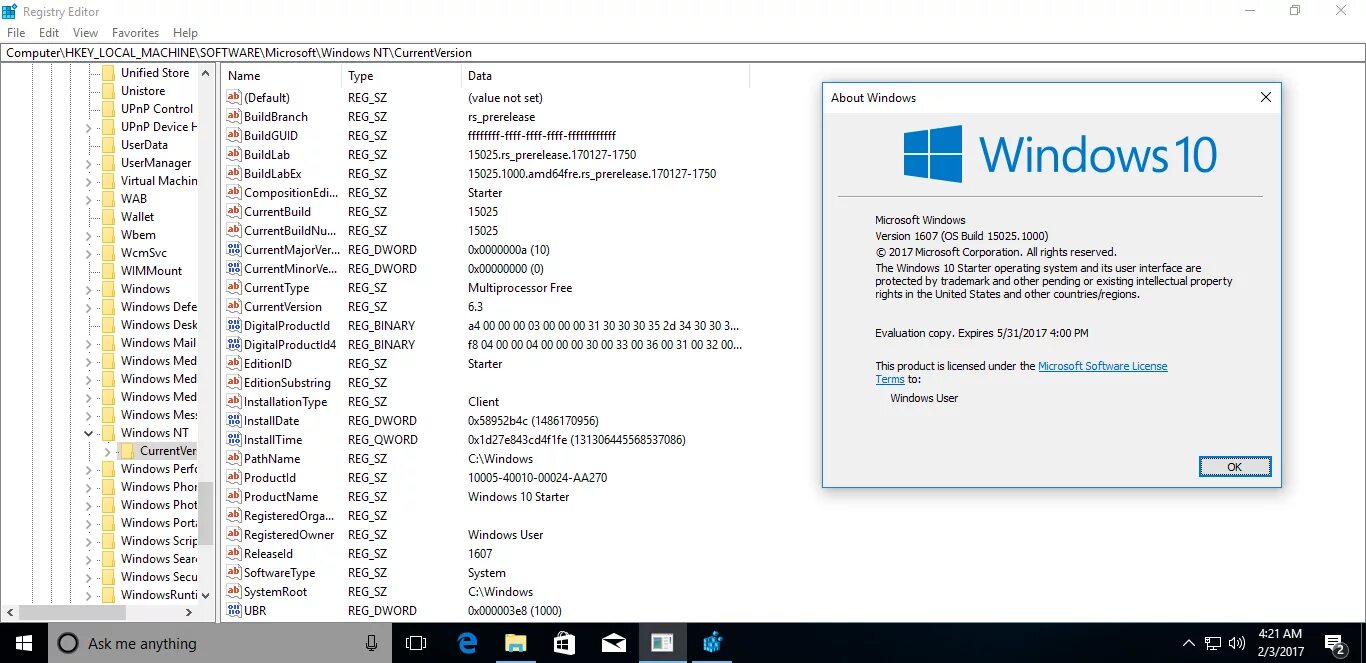 Windows reg. Build device. Виндовс Инста. Reg_binary нет доступа.