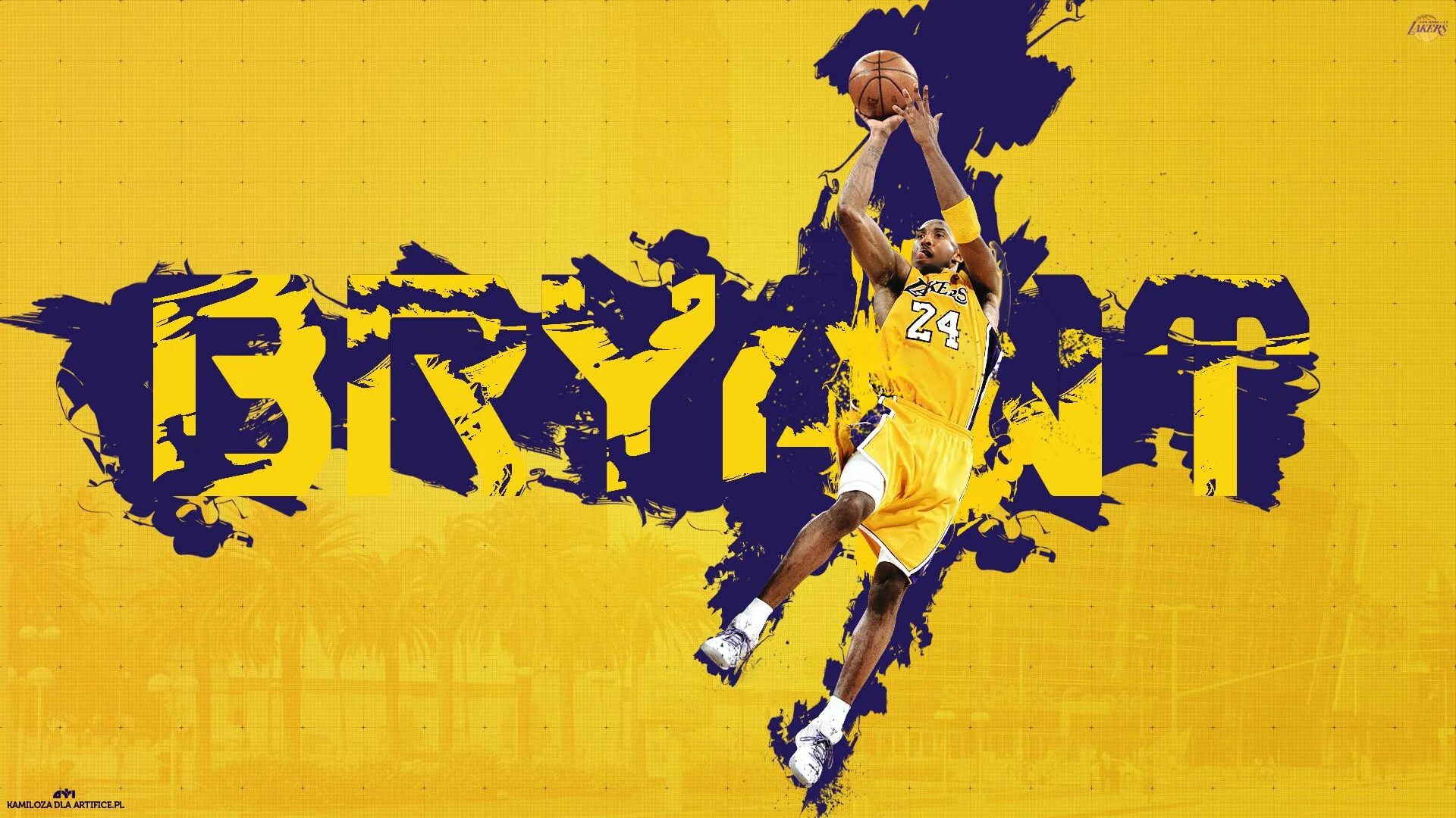 Живые обои баскетбол. Баскетбол Коби Брайант. Lakers Коби арт. Коби Брайант обои.
