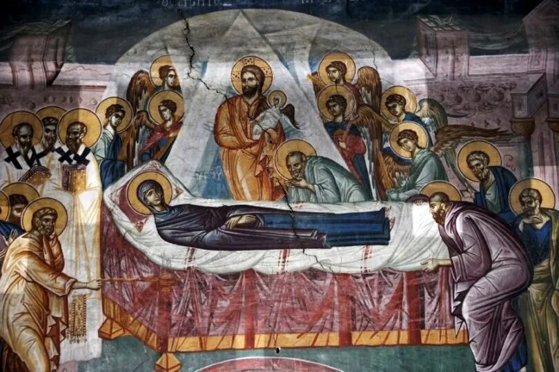Число богородицы. Успение пресвятой богородицы фреска. успение пресвятой богородицы фреска византия. успение пресвятой богородицы фреска икона. успение богородицы икона византия.