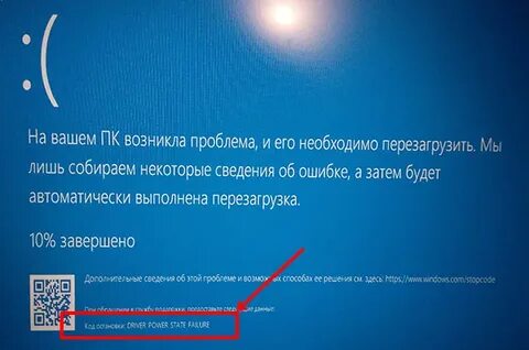 Синий экран драйверы ошибка