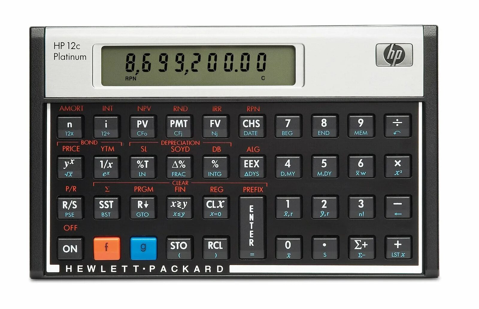 Калькулятор НР 12с. Financial calculator Hewlett Packard 12c.