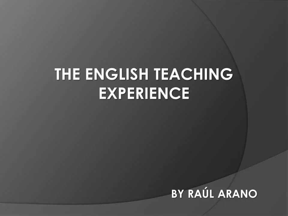 Experience taught me to. Experience taught me to