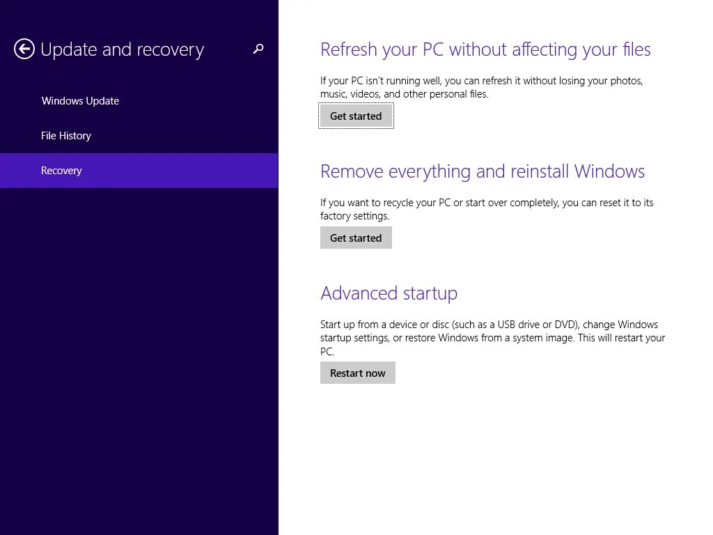 Recovering system. Update and Recovery System. Restart Windows. Startup settings win 8. Update and Recovery System перевод на русский.