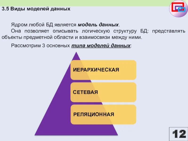 Виды моделей баз данных. Этапы при разработке любых баз данных. Этапы которых стоит придерживаться при разработке баз данных. Этапы который стоит придерживаться при разработке любых баз данных. Информация модели является