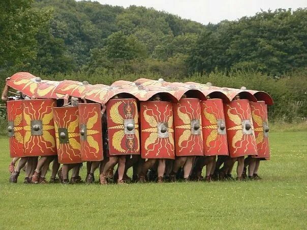 Построение черепаха. Testudo Римская армия. Черепаха в римской армии. Римский Легион построение черепахой.