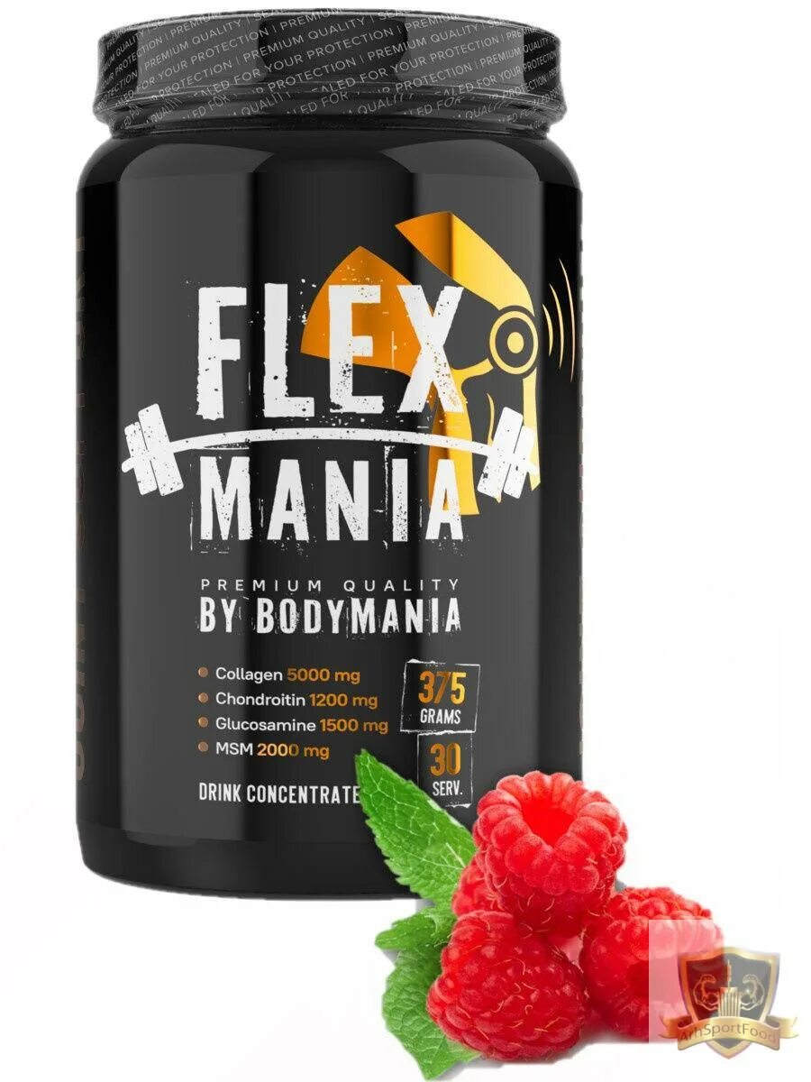 Добавки для суставов. Flex mania body mania. msm добавка для суставов. коллаген с малиной.