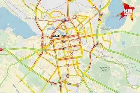 Пробки екатеринбург
