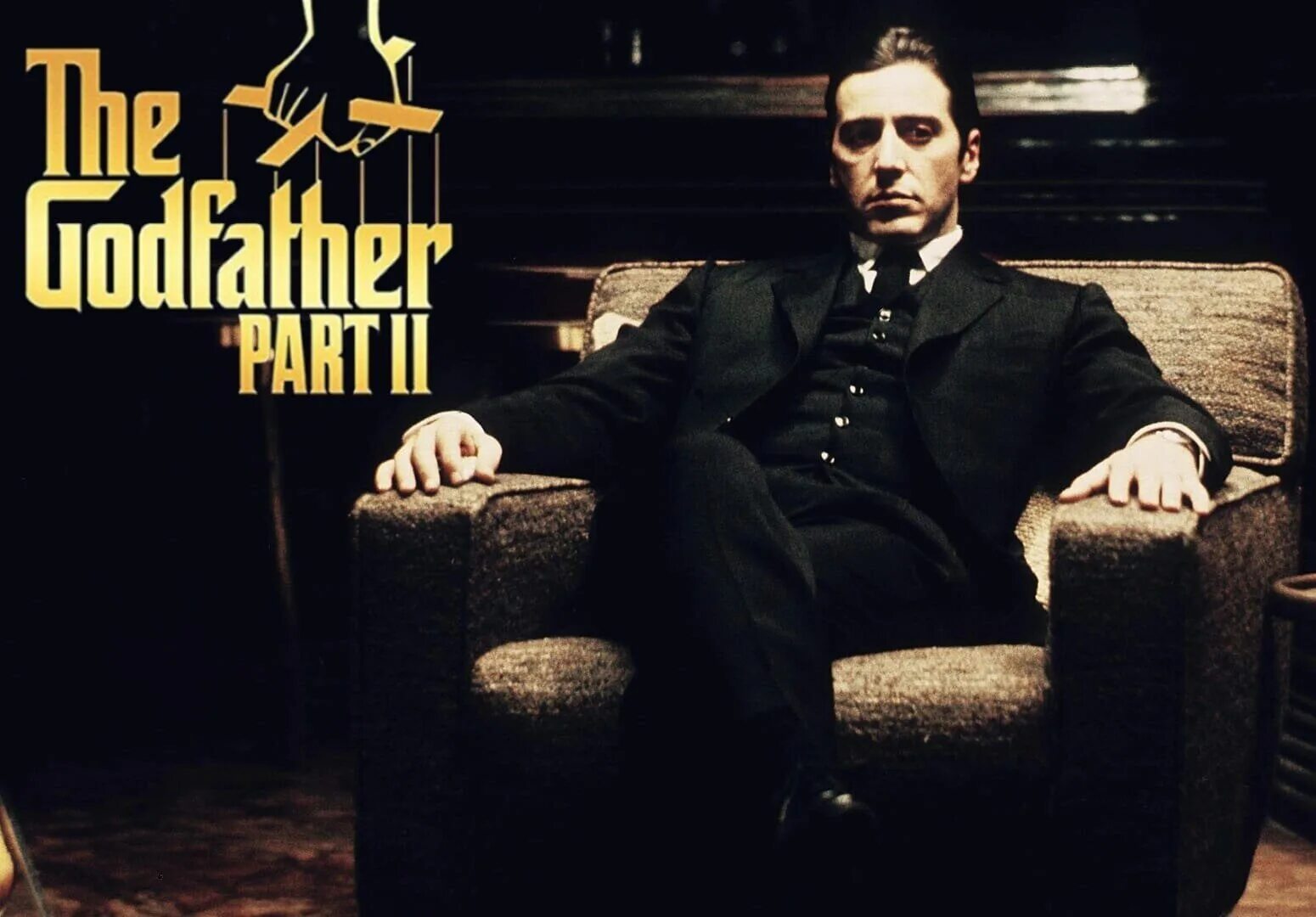 Крестный отец реклама. Дон вито корлеоне в кресле. Крёстный отец / the godfather. Крестный отец 2 фильм 1974. Крестный отец.
