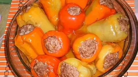 Как нафаршировать перец с мясом
