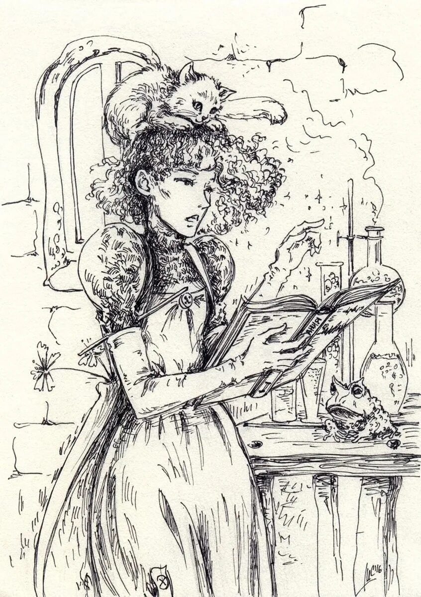 Сочинение пани марии. Иллюстрации Марии Брунс.