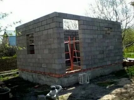 Баня из керамзитоблоков