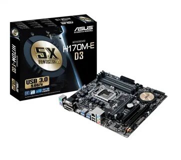 Материнская плата asus h170 plus