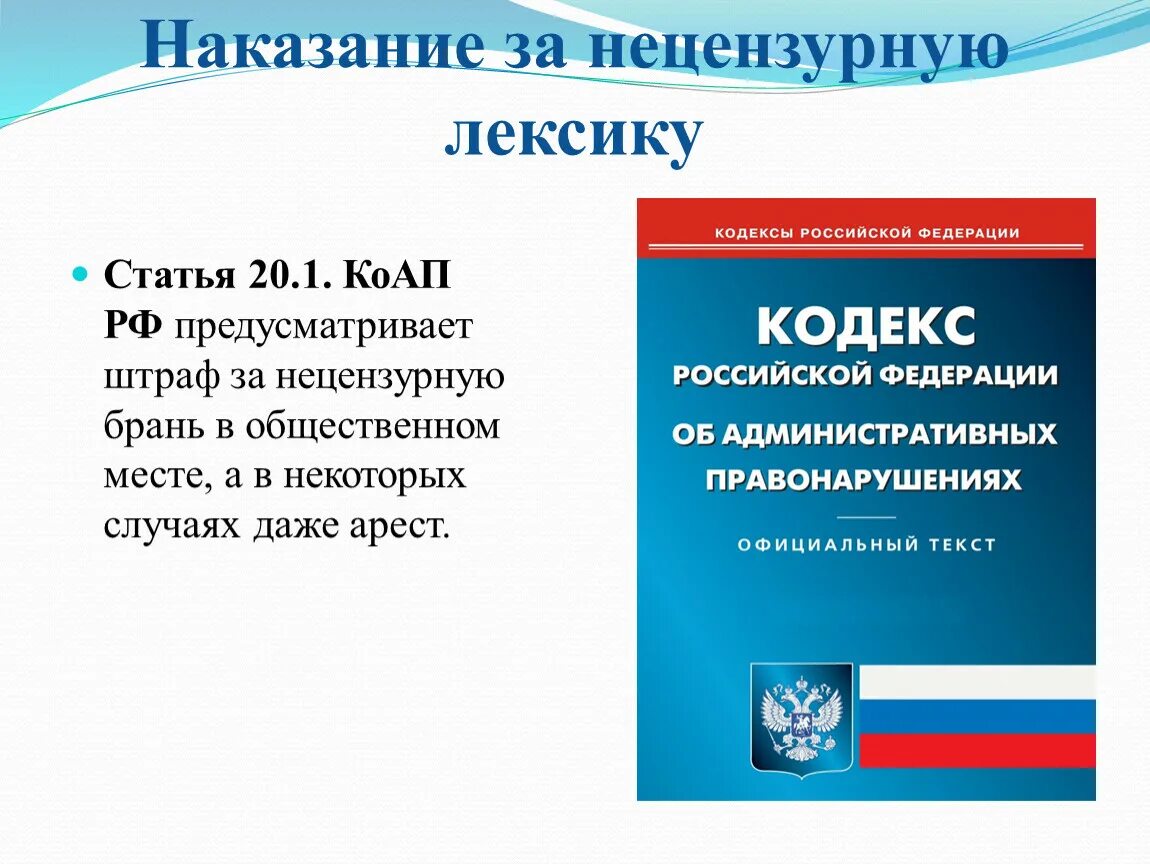 Статья коап нецензурная брань. Наказание за нецензурную брань. Наказание за нецензурную брань в общественном месте. Штраф за нецензурную лексику. Административный штраф за нецензурную брань.