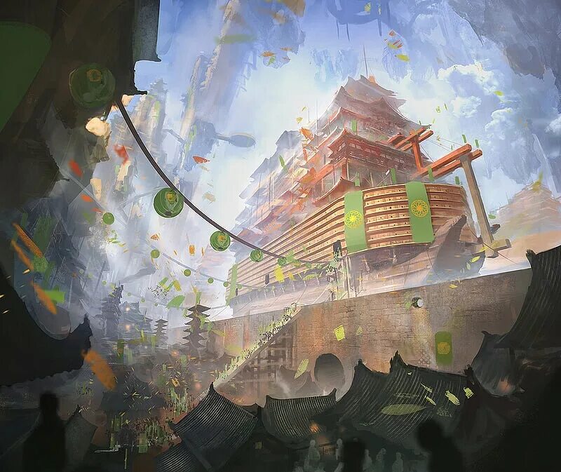 Chris tian gate. Chris ostrowski. японский цифровой художник. chris art. chris-ceehaz art.
