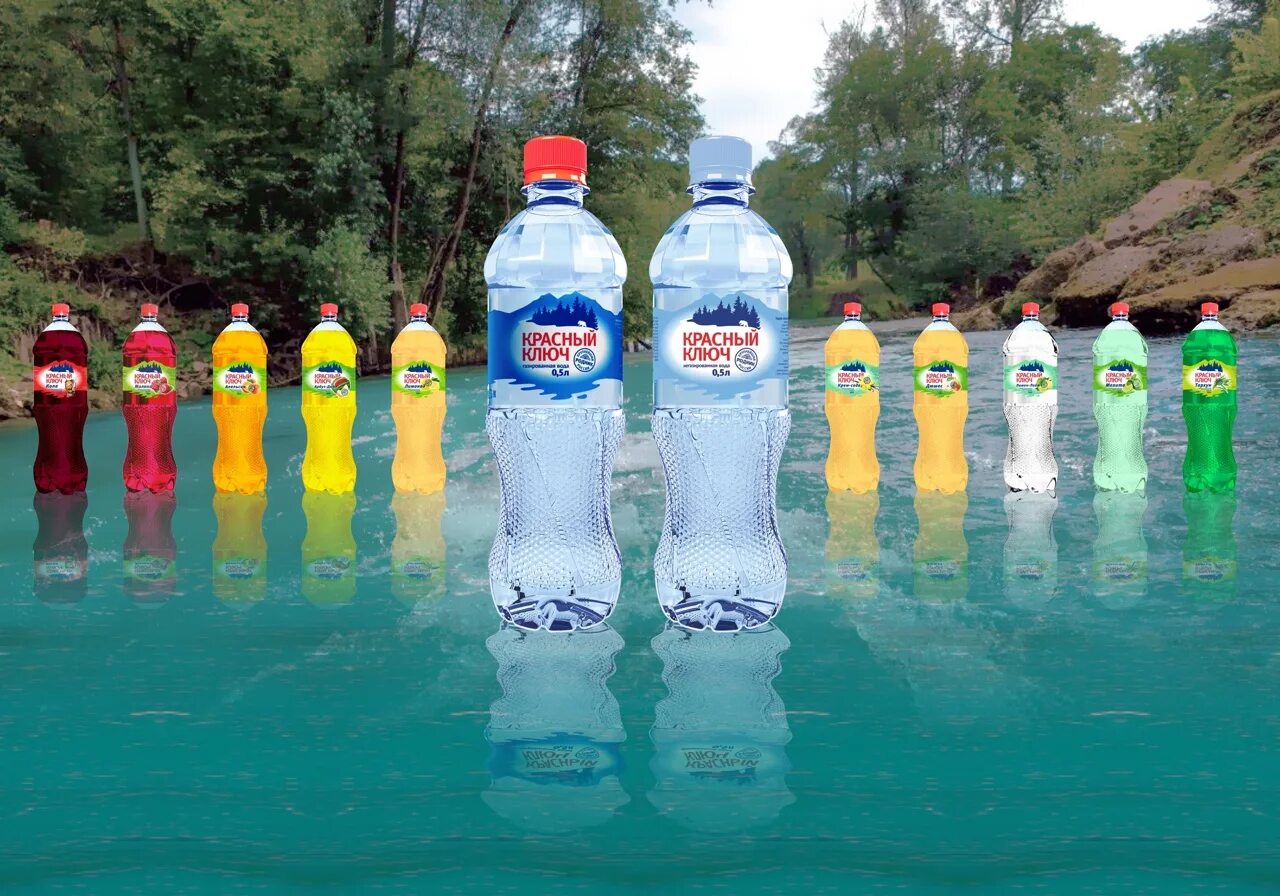 Какая вода в уфе. Вода красный ключ уфа. минералка красный ключ. крупнейший родник россии – красный ключ. вода красный ключ 0.5.